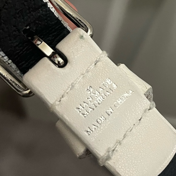 Hot Topic belt white silver chain size 32 bondage - Picture 8 of 14